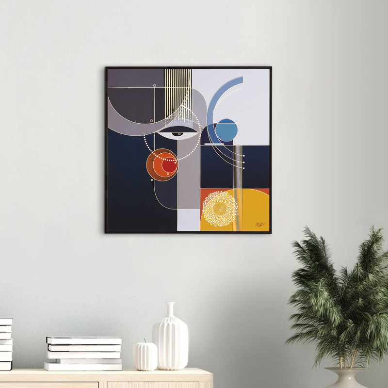 Golden Embossed Wall Painting - Image 4