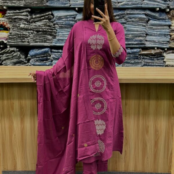 Elegant Mul Cotton Pant Set