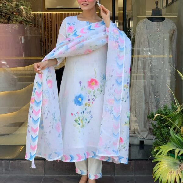 Rangeela Pure Linen Suit Set